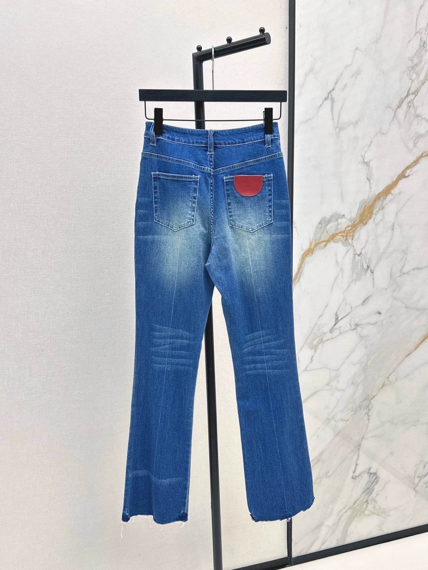 chl 25 spring and summer new Slim high waist denim pencil pants