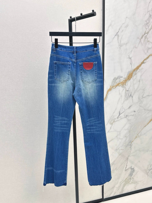 chl 25 spring and summer new Slim high waist denim pencil pants