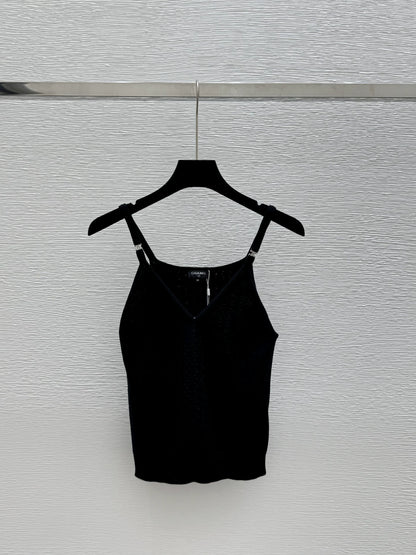 C 25 New Solid Color Simple Knit Suspenders