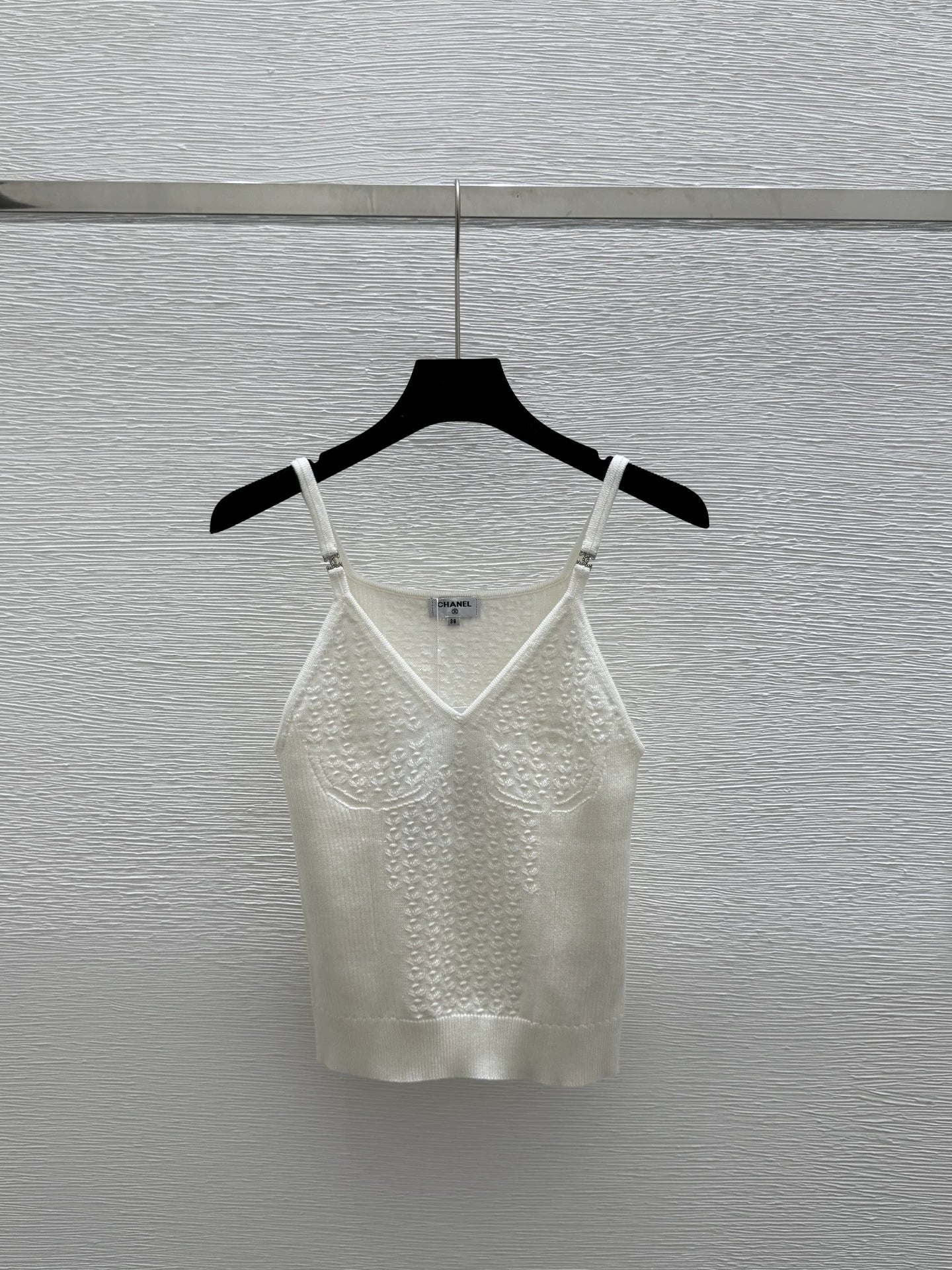 C 25 New Solid Color Simple Knit Suspenders
