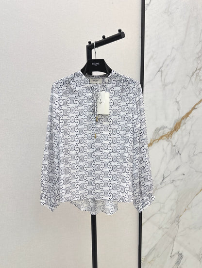 CE 2025 new style silk printed shirt