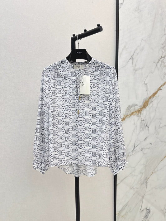 CE 2025 new style silk printed shirt