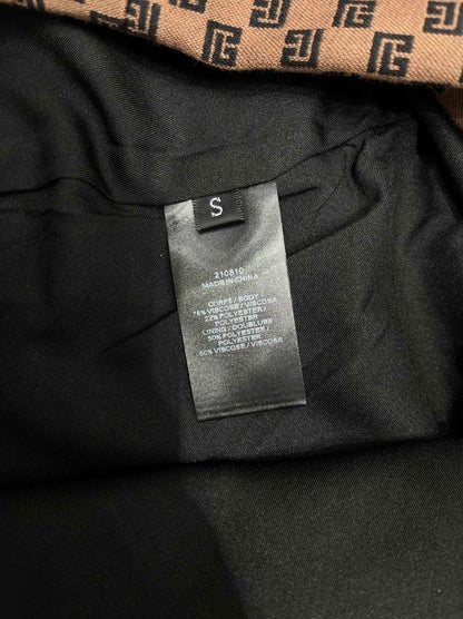 BA 25 new jacquard buckle wool skirt