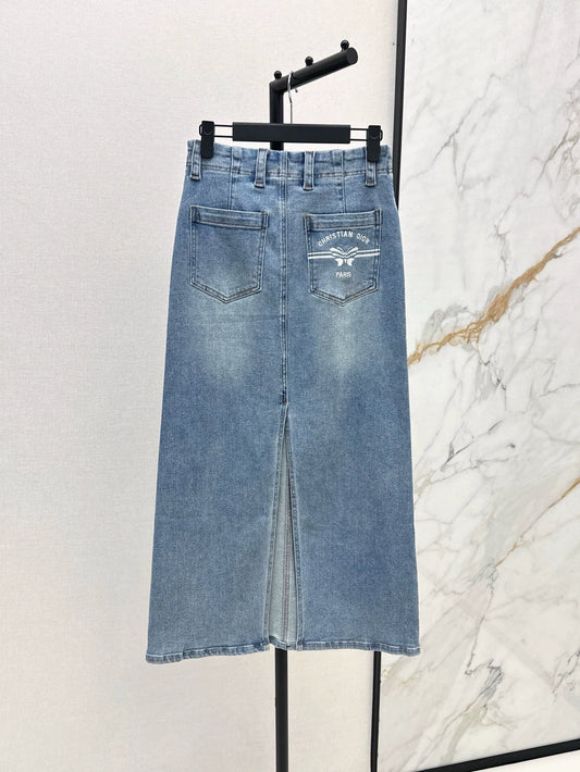 D 25 Spring/Summer Latest Denim Half Skirt (S-XXL)