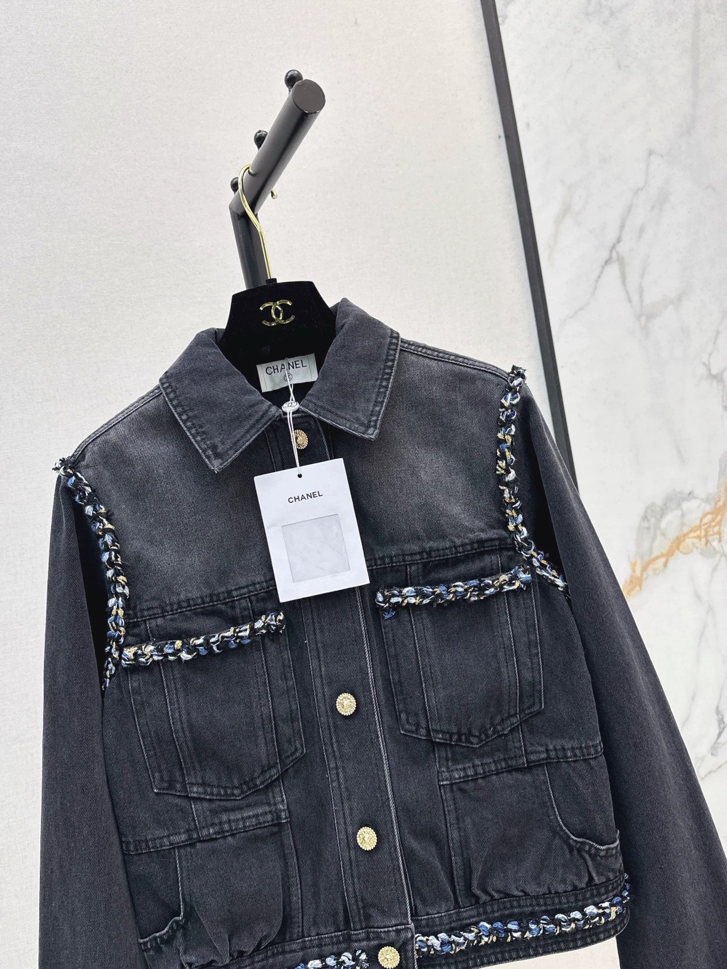 C 25 Early Autumn New Celebrity Style Denim Jacket