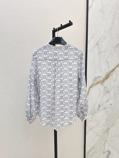 CE 2025 new style silk printed shirt