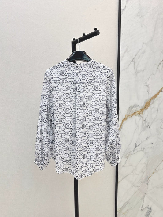CE 2025 new style silk printed shirt