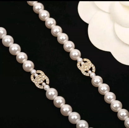 25 Summer new pink camellia multi-purpose waist chain