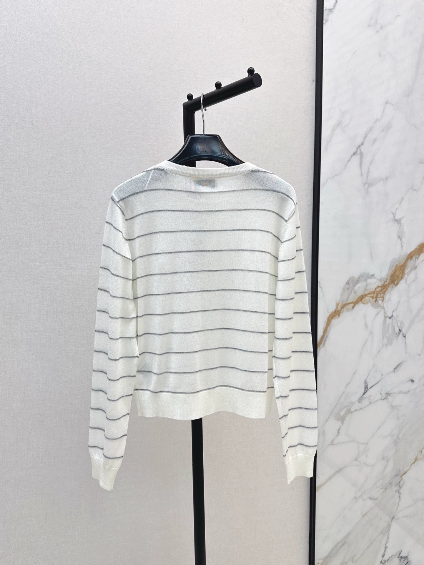 Y 25 new striped knitted cardigan