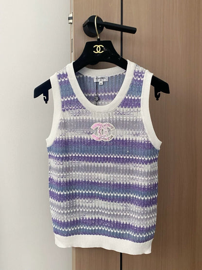 C 25 New Gradient color round neck