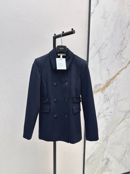 Di 25 Classic Lapel Double-Breasted Blazer