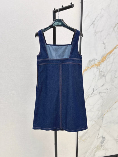 CE 25 Spring/Summer New Denim Vest Dress