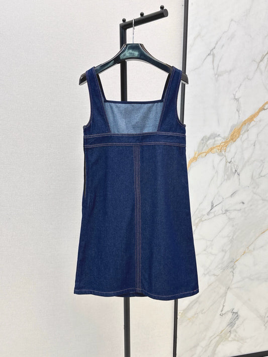 CE 25 Spring/Summer New Denim Vest Dress