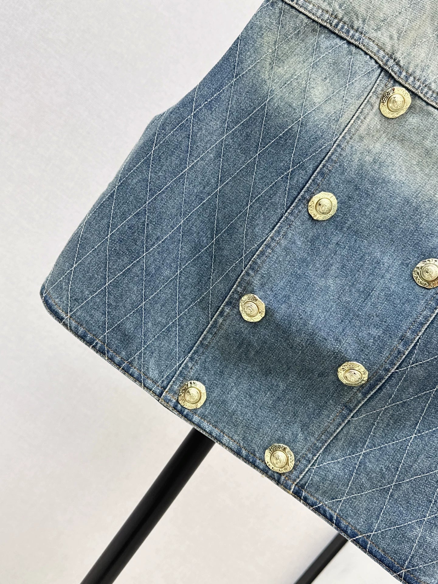 BA 25 spring and summer new short section denim vest