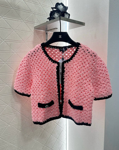C 25 Knitted Dress Cardigan and Short Skirt Set