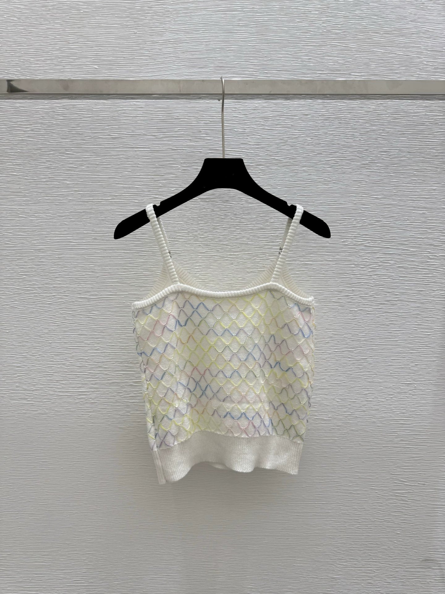 C 25 New Colorful Mesh Knit Suspenders