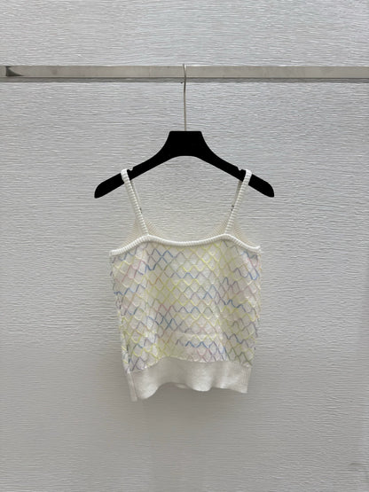 C 25 New Colorful Mesh Knit Suspenders