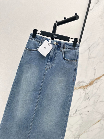 D 25 Spring/Summer Latest Denim Half Skirt (S-XXL)