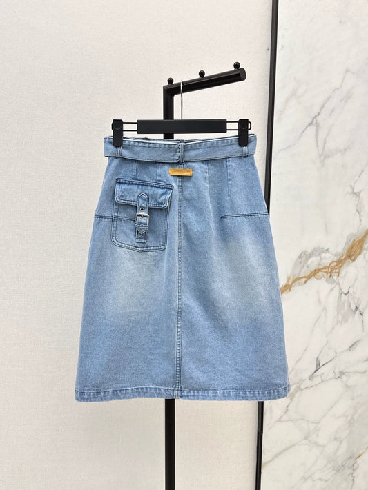 D 25 Spring/Summer New Denim Half Skirt