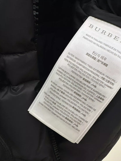 BRU 25fw Hooded drawstring waist down jacket