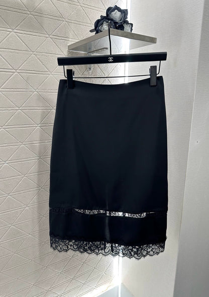 C 25 Lace Embroidered Skirt