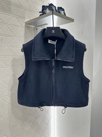 M 25fw Plush Zipper Down Vest