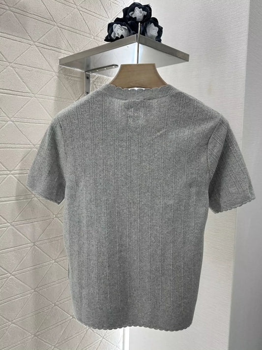 M Spring/Summer 25 Lace Knit Short Sleeve