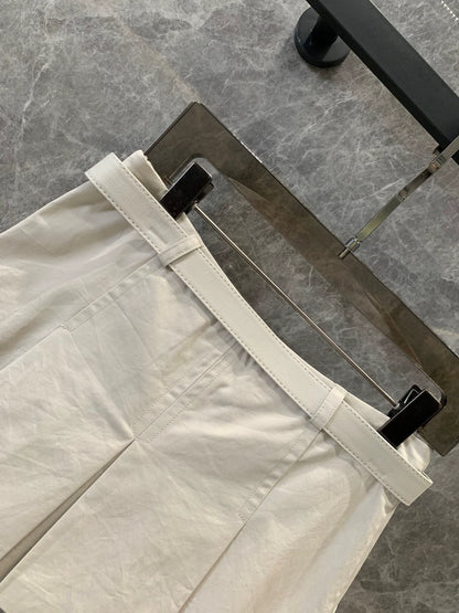 M 25 Belt skirt pleated skirt