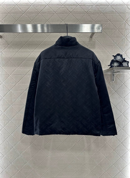 C 25 Jacquard silk cotton jacket