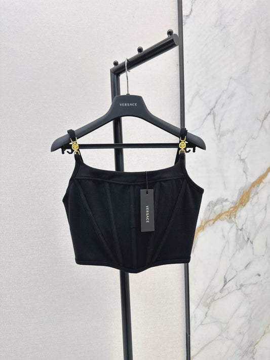 Ve 25 Spring/Summer Newest V-shaped Ribbed Corset Small Camisole