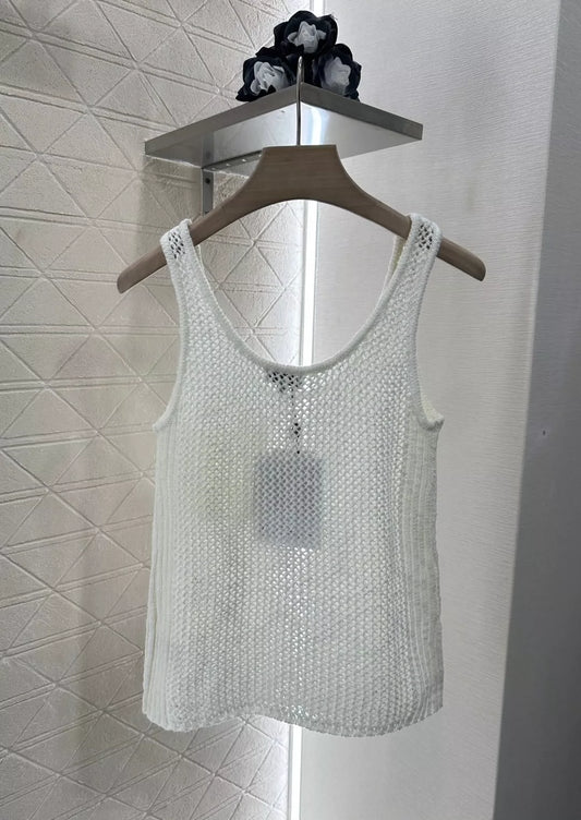 C 25 Spring/Summer New Cutout Pocket Knit Vest