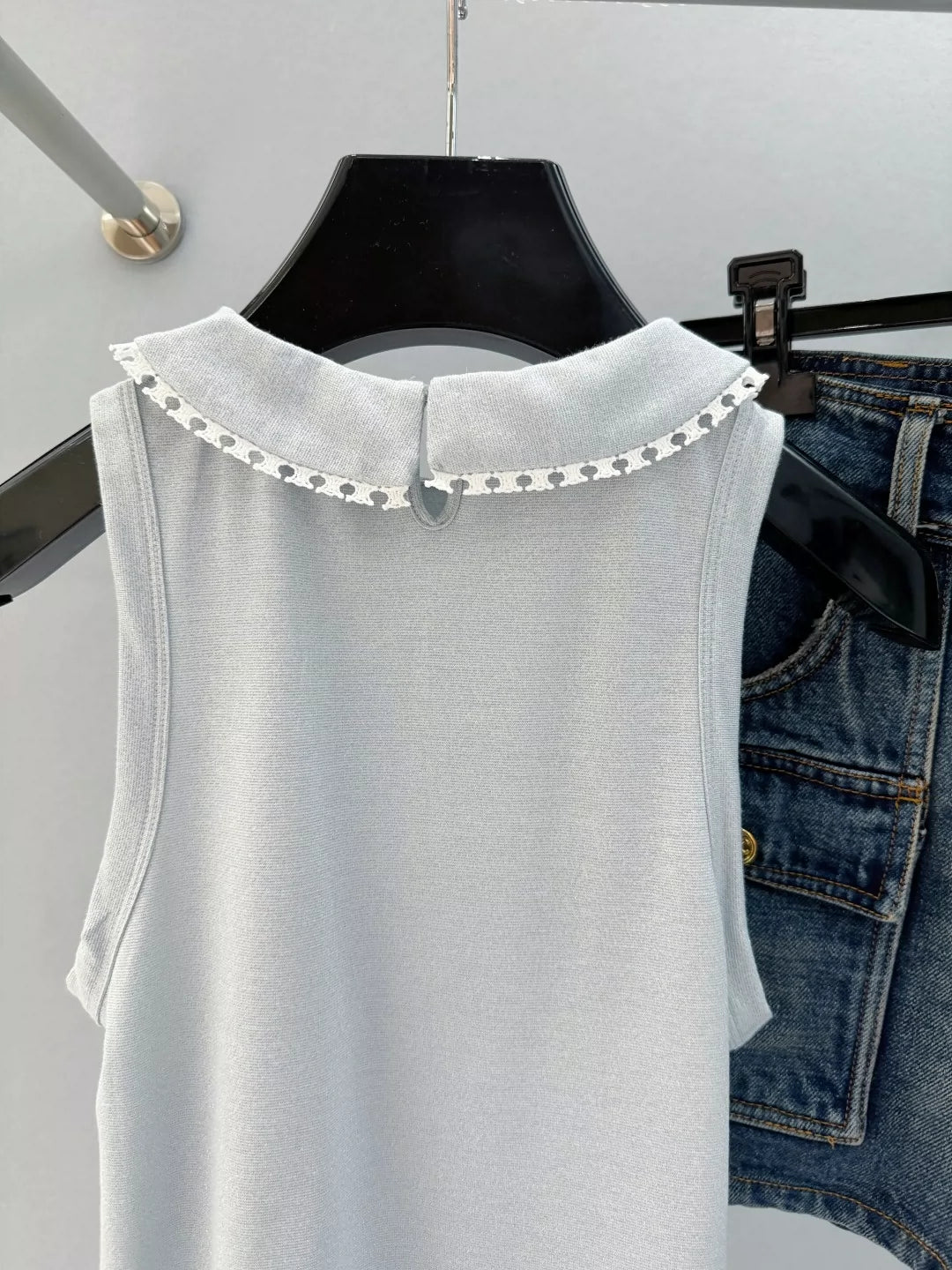 Ce 25 new style new product doll collar sleeveless top
