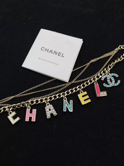 25 Summer New Letter Colored Multilayer Bracelet