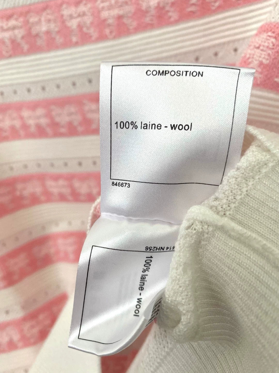 C 25 new striped bow round neck short sleeve knit