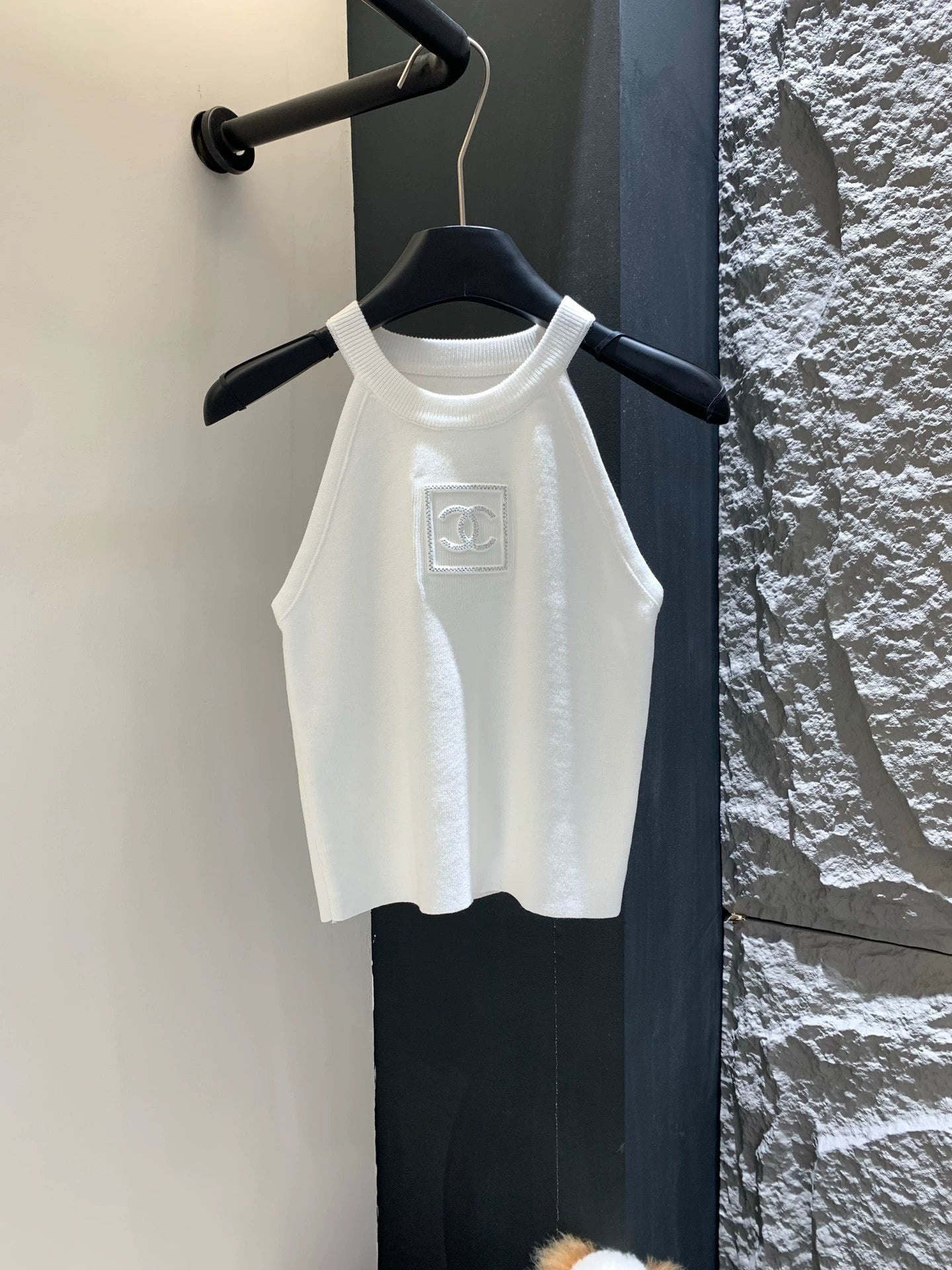 C 25 Classic Embroidered logo knit undershirt