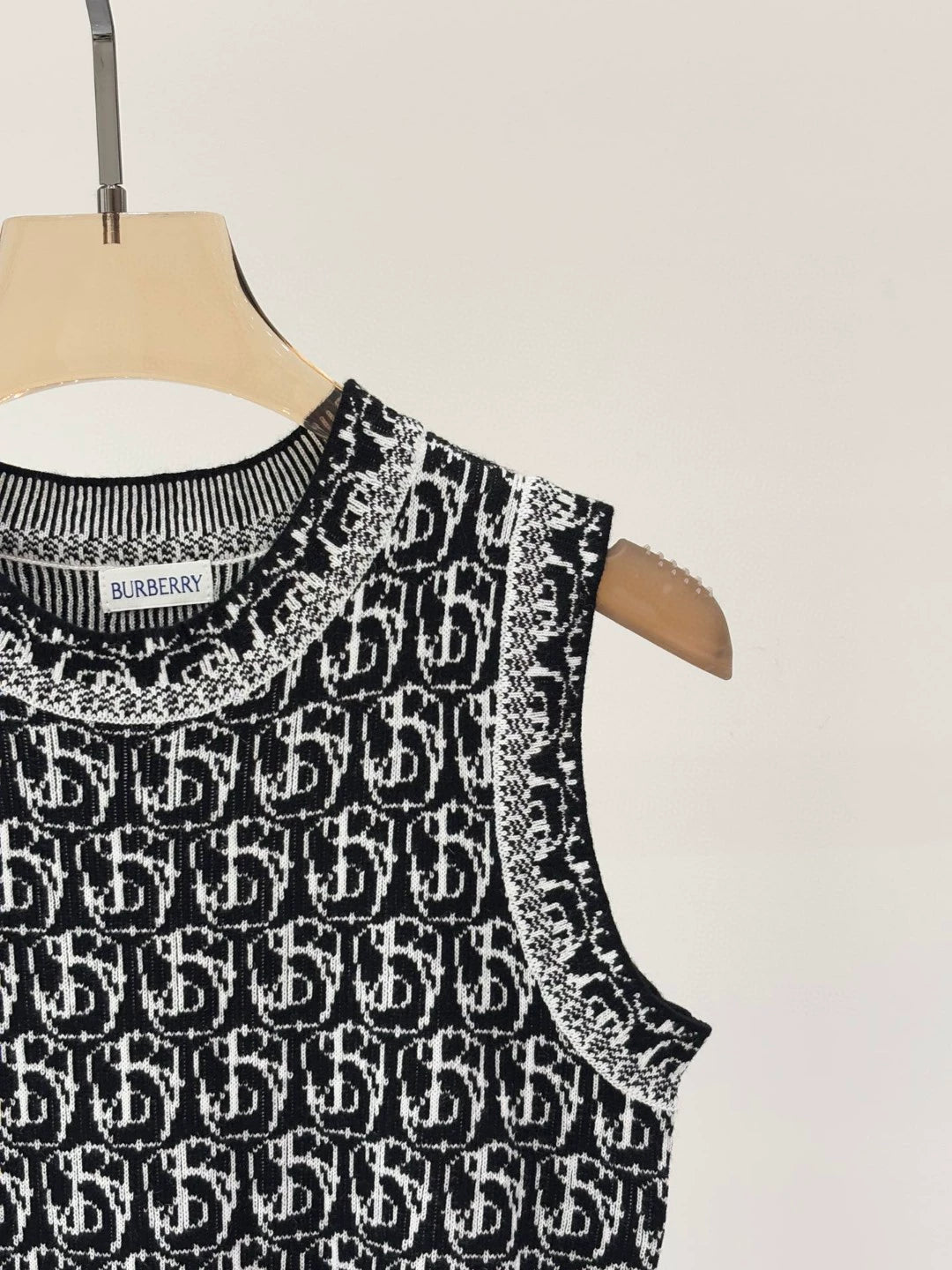 Bu 25 Early spring new round neck letter logo jacquard full print dresses