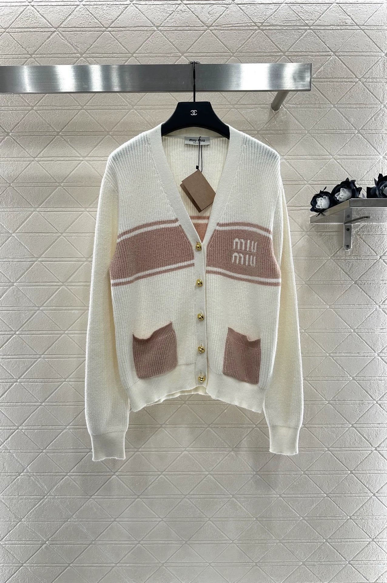 M 25fw Simple casual knitted cardigan