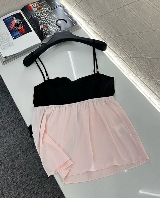 C 25 Colorblock Bow Camisole