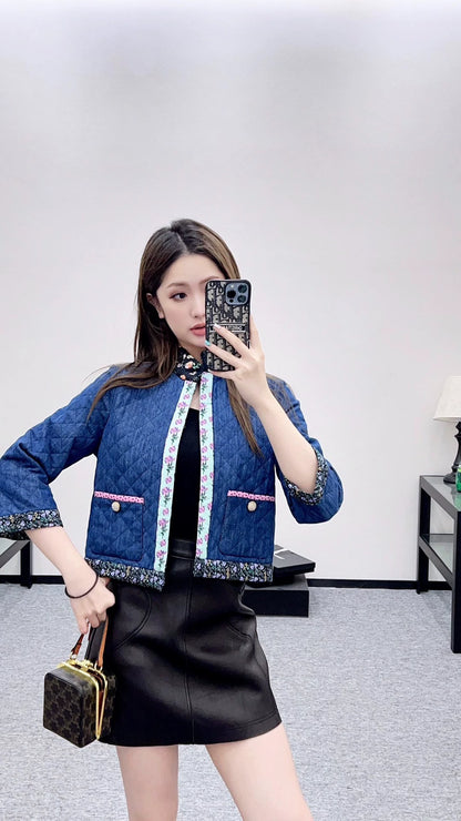 Val 25 Diamond-patterned  jacket