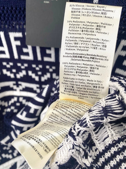 F 25 new pattern round neck short sleeve knit