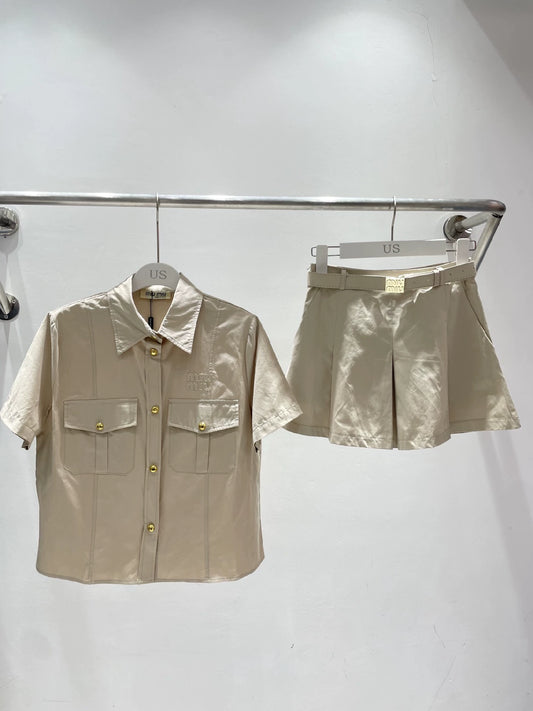 M 24SS new style work style short skirt suit