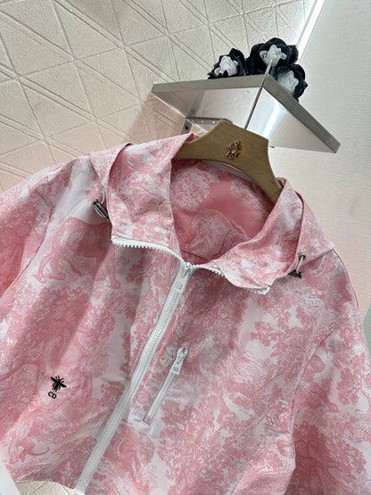 D 25 Jacquard short-sleeved jacket