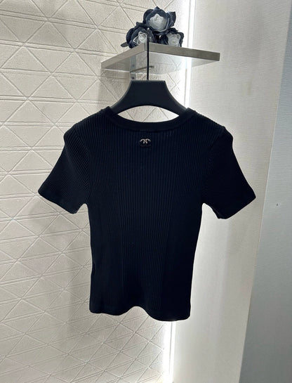 C 25 Heart knitted short sleeves