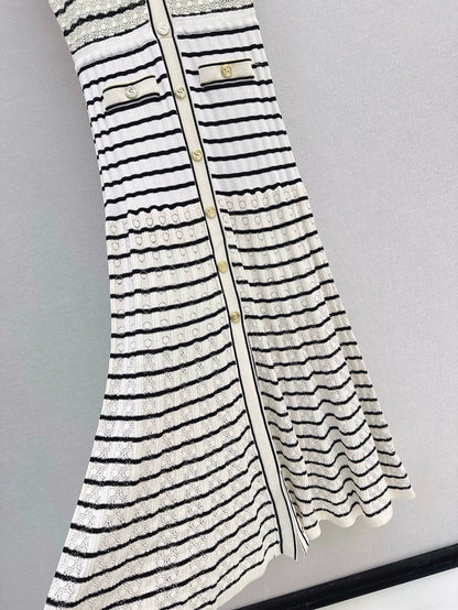 SA 25 Early Fall Latest Knit Long Sleeveless Dresses