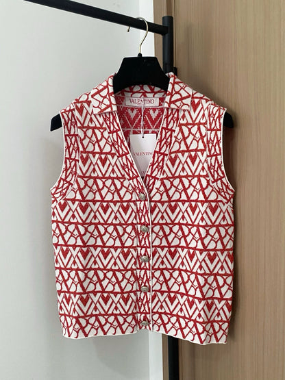 Val 25 sleeveless knitted vest