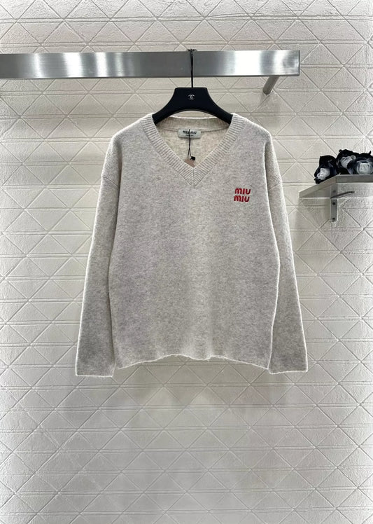 M 25fw Knitted Pullover Top and Pants Set