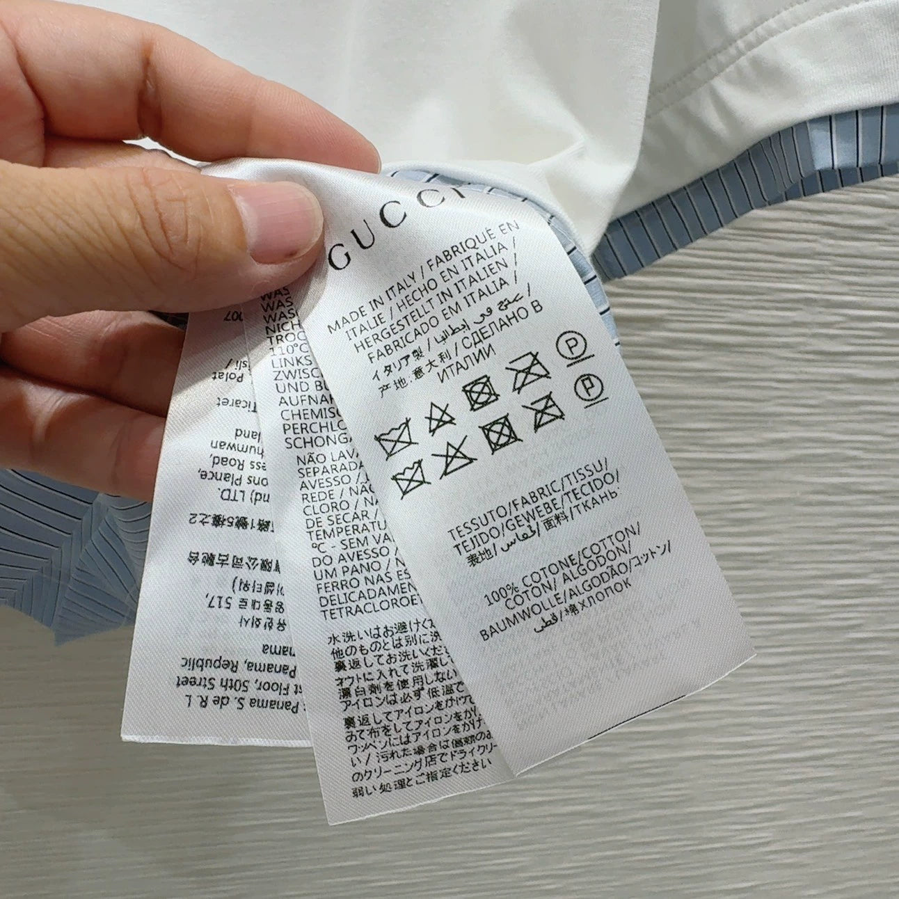 g 25 new embroidered letters hit color round neck short sleeve T-shirt
