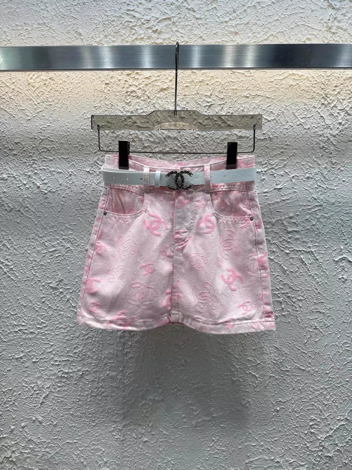 C 25 Summer New Denim Half Skirt with Lining