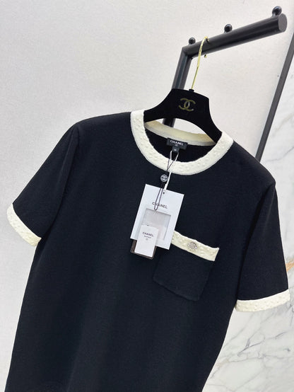 C 25 knitted short-sleeved top