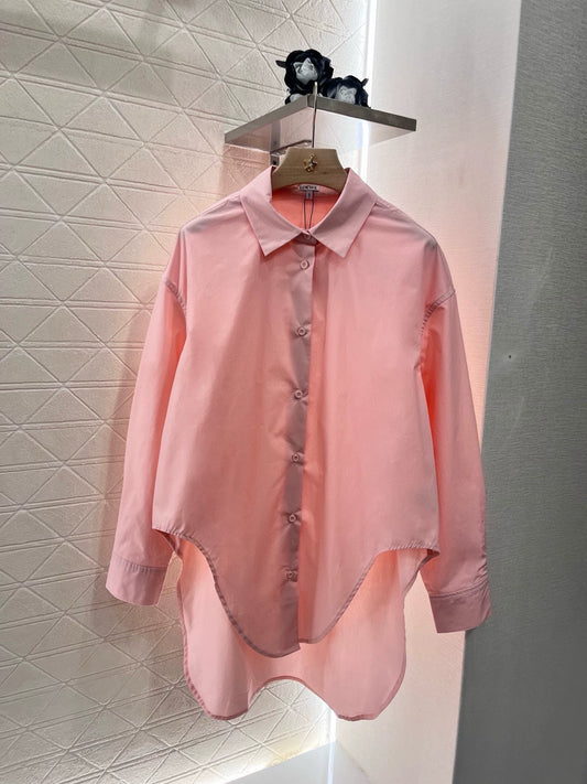 lo 25 Early Spring New Style Irregular Shirt